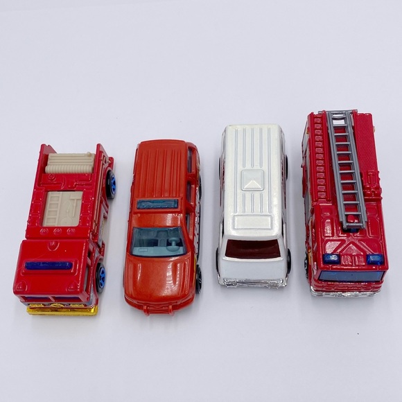 Hot Wheels Fire Rescue Car Lot of 4 - Picture 4 of 15